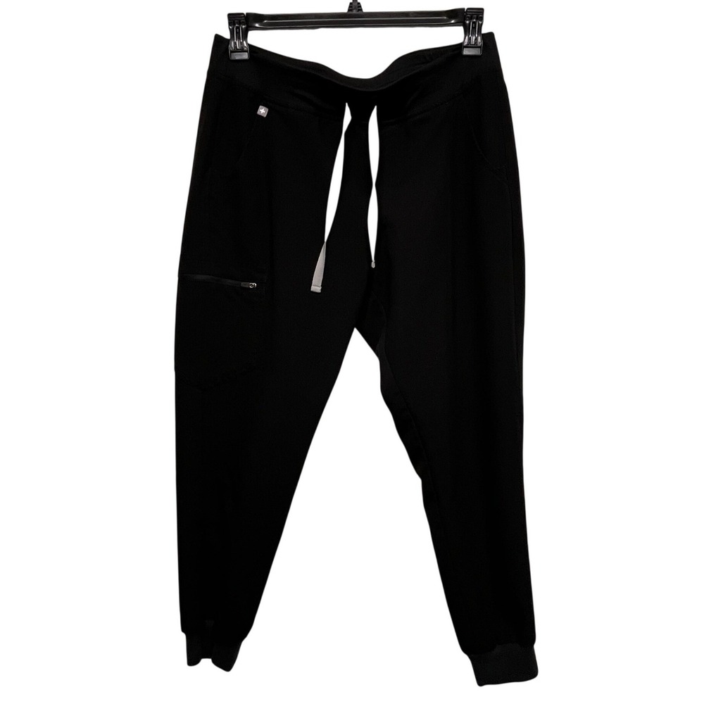 FIGS Zamora Jogger Scrub Pants Black Technical Collection Large W18SW2005